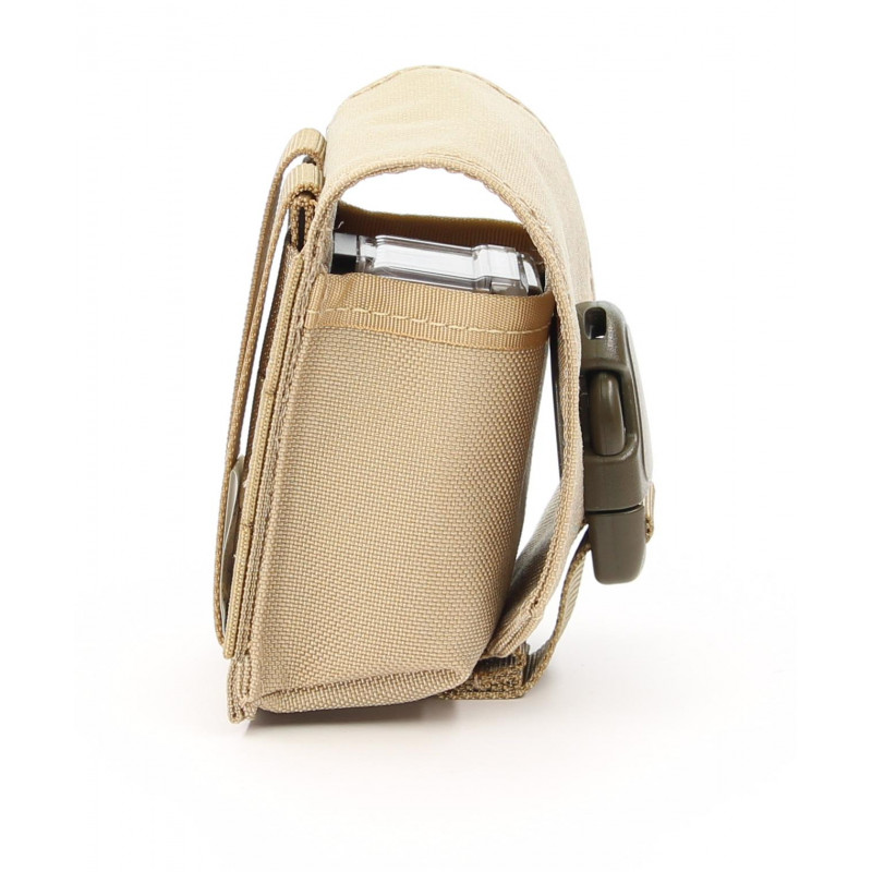 Zentauron sacoche pour grenade à main Molle sac avec boucle couleur beige (0313)