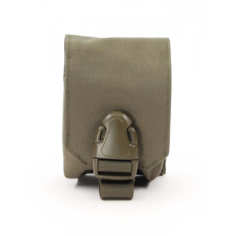 Zentauron hand grenade pouch Molle bag with buckle color stone gray olive (0315)