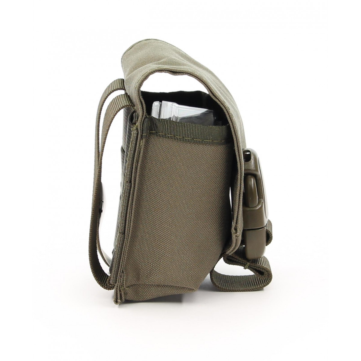 Zentauron sacoche pour grenade à main Molle sac avec boucle couleur gris pierre-olive (0315)