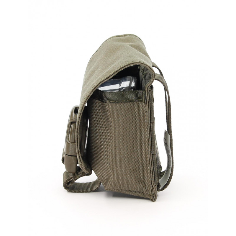 Zentauron hand grenade pouch Molle bag with buckle color stone gray olive (0315)