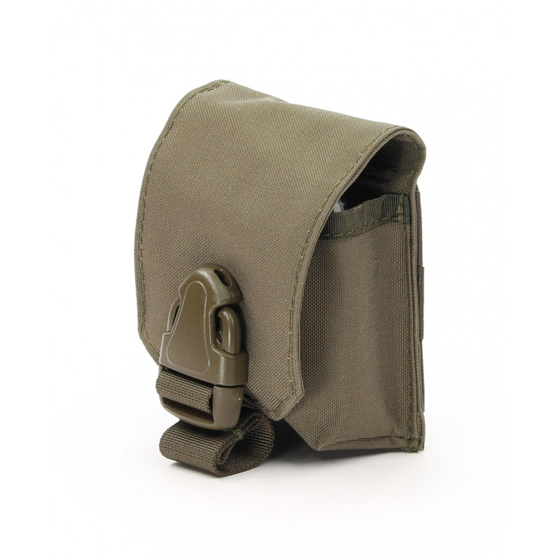 Zentauron hand grenade pouch Molle bag with buckle color stone gray olive (0315)