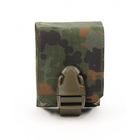 Zentauron Bolsa para granadas de mano Bolsa Molle con hebilla Color Flecktarn Alemania (0316)