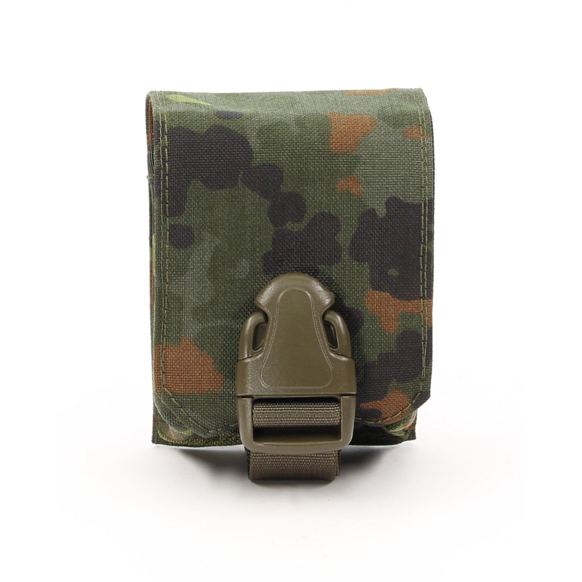 Zentauron Bolsa para granadas de mano Bolsa Molle con hebilla Color Flecktarn Alemania (0316)