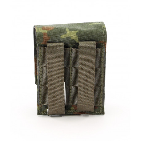 Zentauron Borsa per bombe a mano con fibbia Colore Flecktarn Germania (0316)