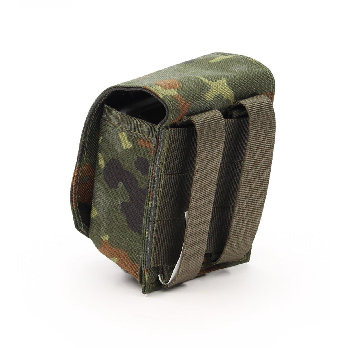 Zentauron Bolsa para granadas de mano Bolsa Molle con hebilla Color Flecktarn Alemania (0316)