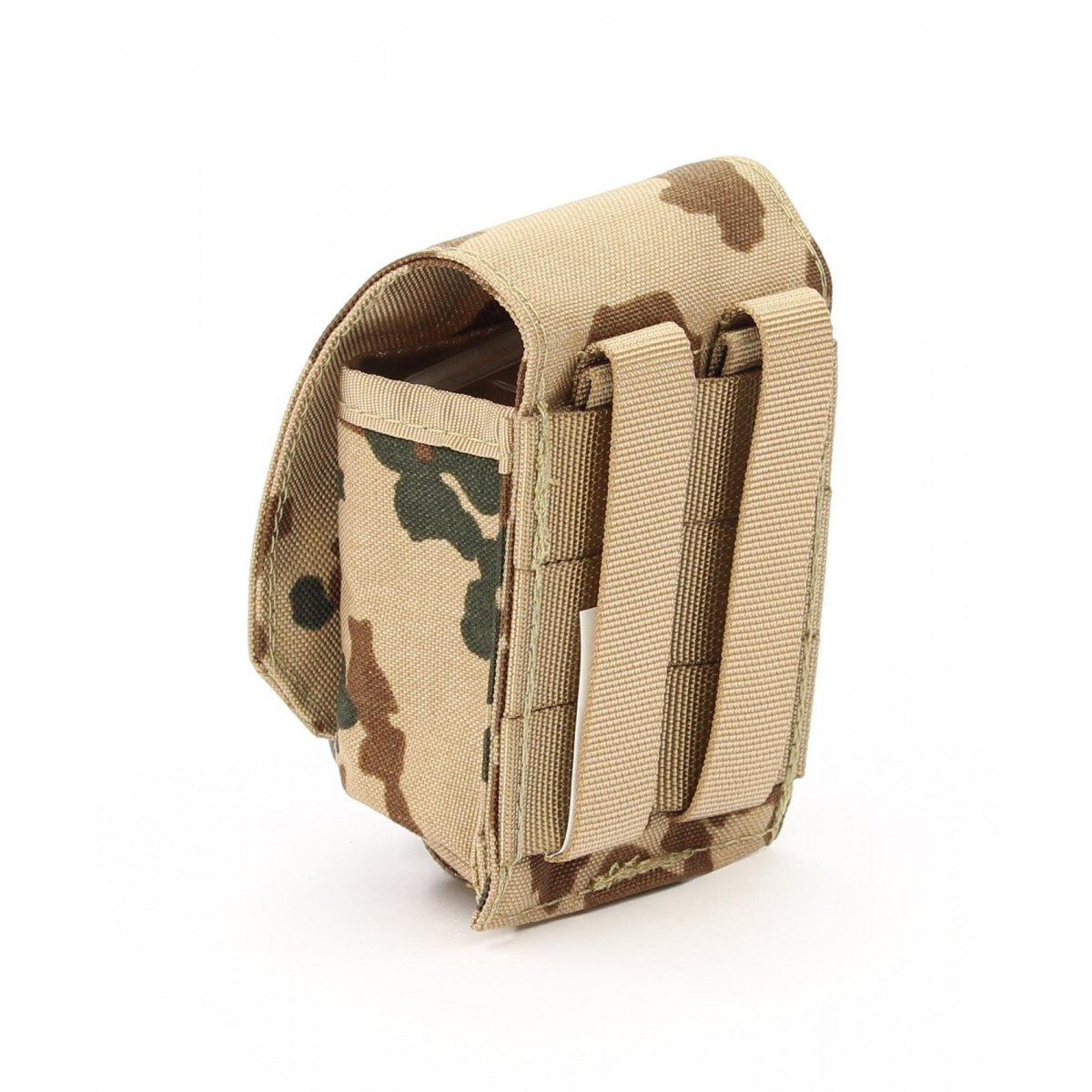 Zentauron hand grenade pouch Molle pouch with buckle color tropical camouflage Germany (0317)