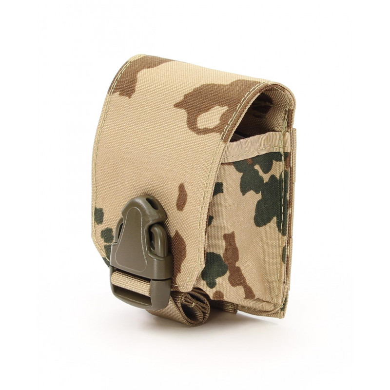 Zentauron hand grenade pouch Molle pouch with buckle color tropical camouflage Germany (0317)