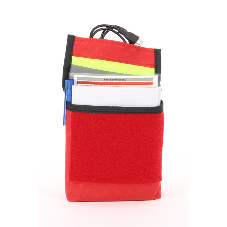 Pochette pour outil d'écriture High-vis pour porte-plaque Vulcan Minimal High-Vis