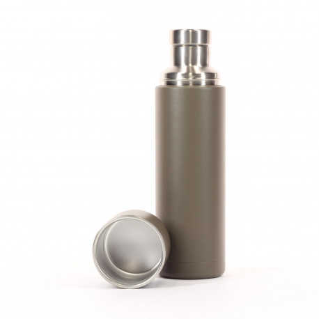 German Armed Forces vacuum flask 1L in stone gray-olive