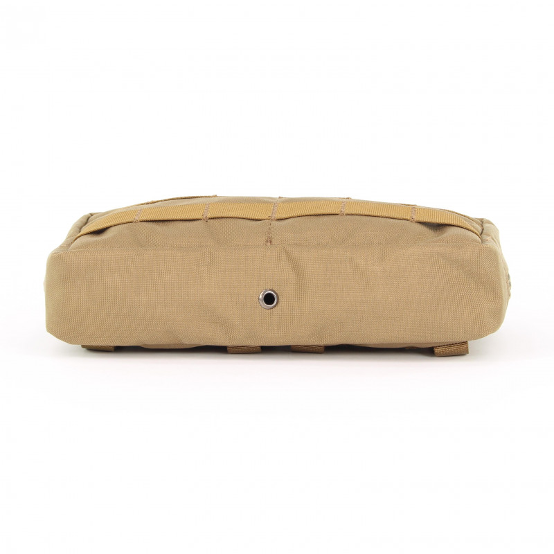 Horizontal multi-purpose pouch in coyote