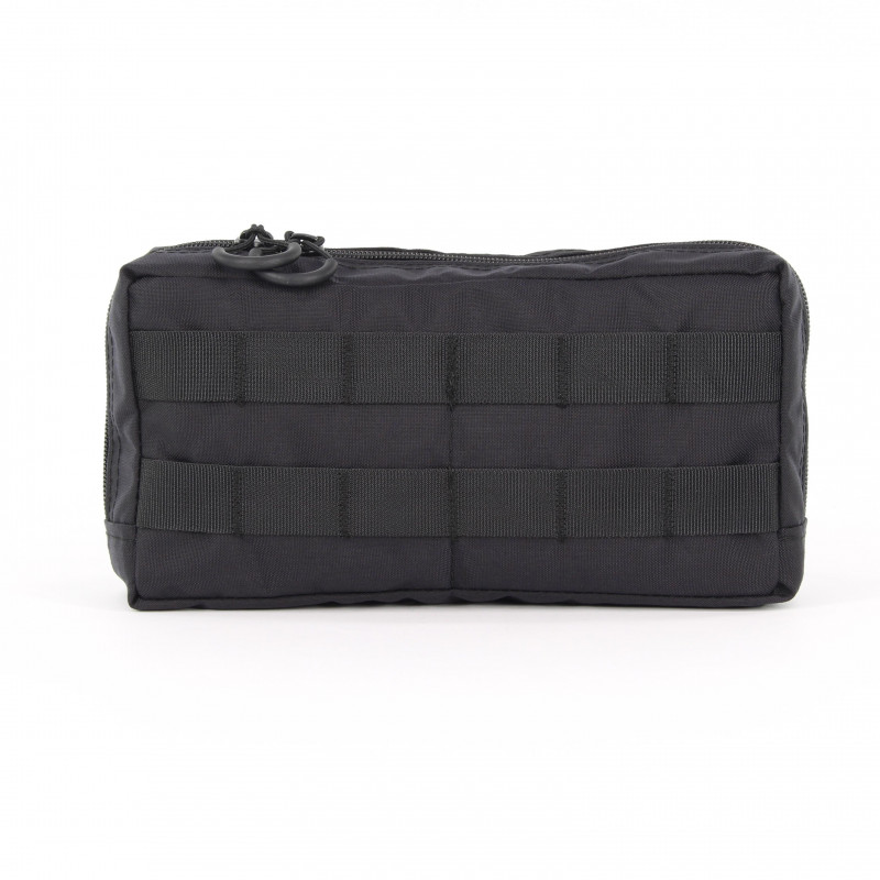 Horizontal multi-purpose bag in black