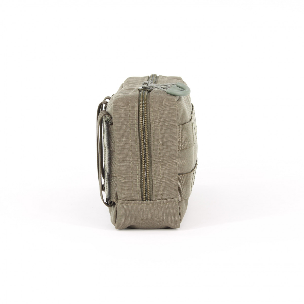 Horizontal multi-purpose bag in stone gray-olive