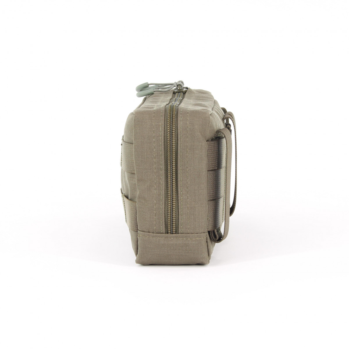 Horizontal multi-purpose bag in stone gray-olive