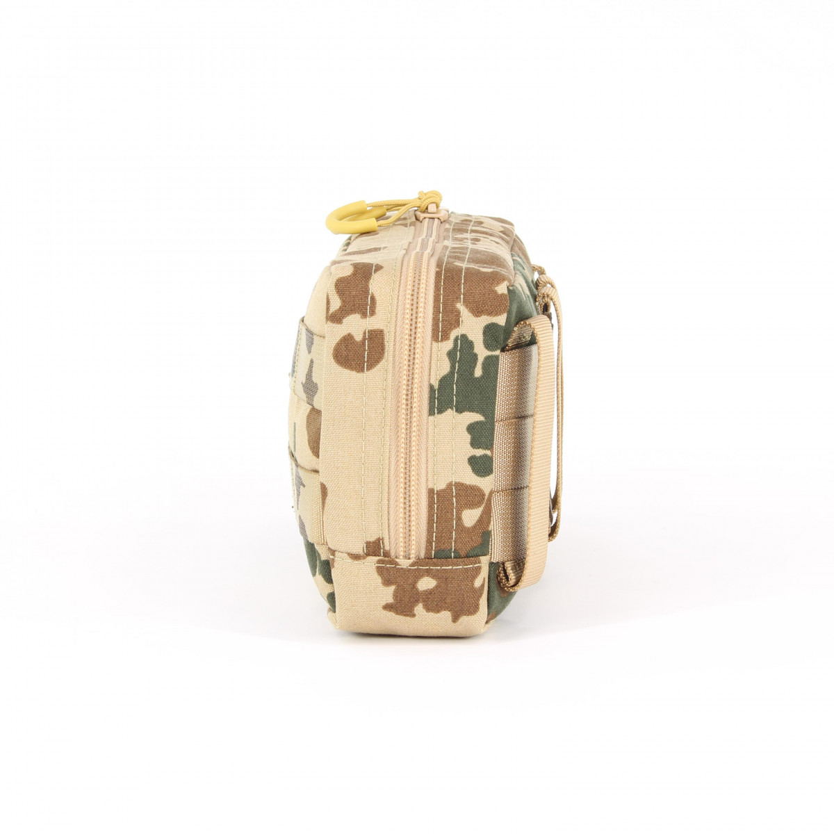 Horizontal multi-purpose pouch in tropical camouflage