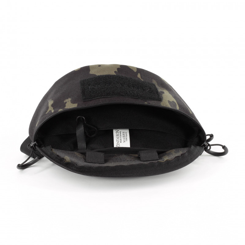 Borsa tattica in nero Multicam