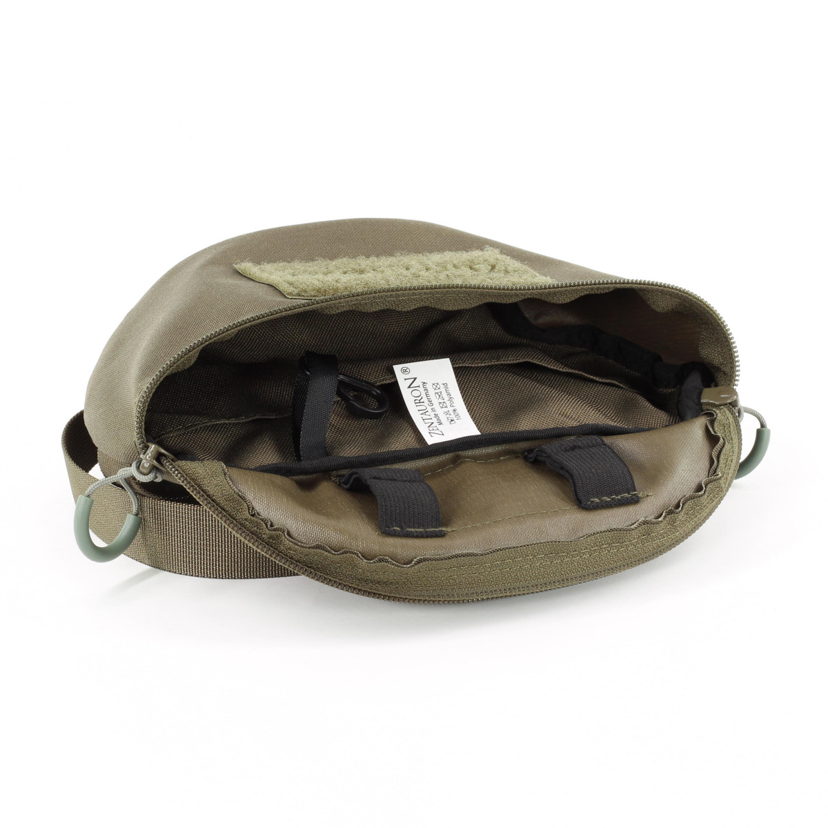 Tactical hip bag in stone gray-olive