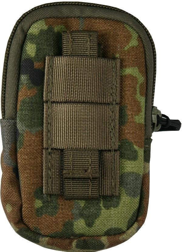 Smartphone pouch for attaching to tactical equipment