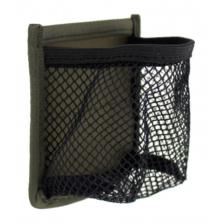 Mesh pocket to attach a base of 10x10 cm, pack size 8x8x8cm